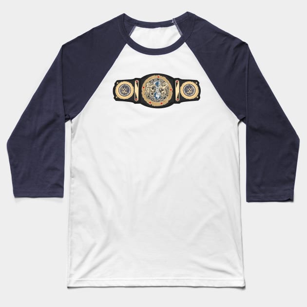 United Kingdom Tag-Team Champions Baseball T-Shirt by WrestleWithHope